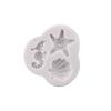Kinds DIY Shell Starfish Conch Silicone Chocolate Mold Fish Mermaid Tail Fondant Cake Decorating Tools Clay Resin Art Moulds