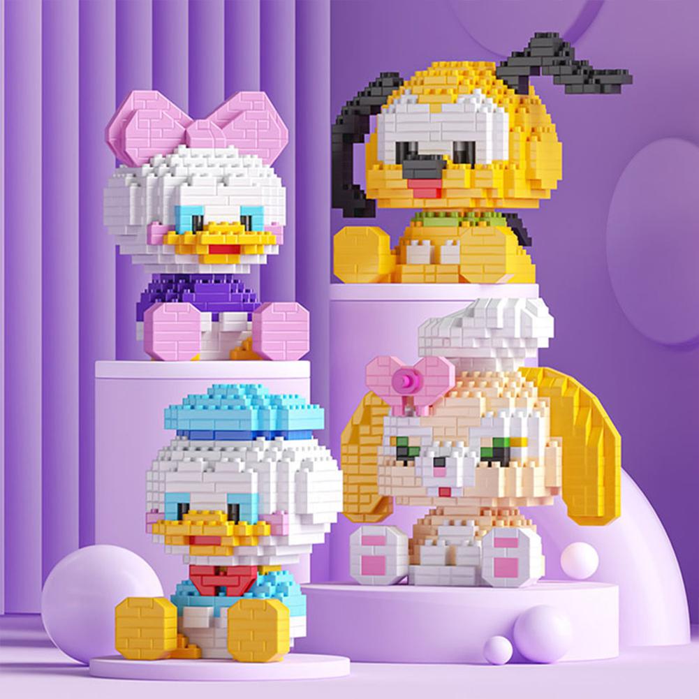 Micro-particle Building Blocks Assembled Toys Compatible With Star Dailu Lingna Belle Cartoon Dolls Puzzle Gifts For Girls