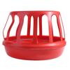 Plastic Chick Feeding Bucket Round Chicken Cage Feeder Multifunction Chicken Feeding Trough  Farm