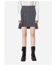TB [Official Authentic] College Style Pleated Skirt, Women's Half Length Skirt, High Waist Slimming Versatile A-line Skirt