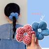Flower Shape Large Hair Scrunchies Sponge Elastic Hair Rope Personality Exaggerated Hair Ring  Kids