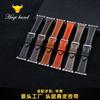 Applicable To Iwatch 1234567 Generation Watch Strap, First Layer Calfskin High-End Pin Buckle Watch Strap