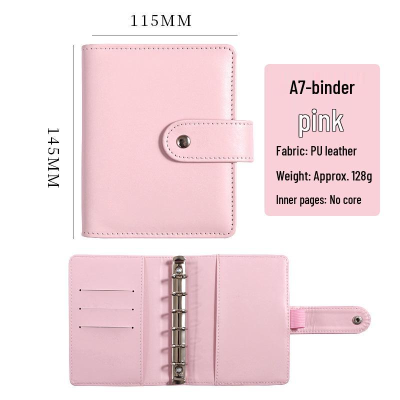 Macaron Minimalist Loose-Leaf Notebooks: A5, A6 Travel, and A7 Pocket Korean Creative Stationery Budget Books