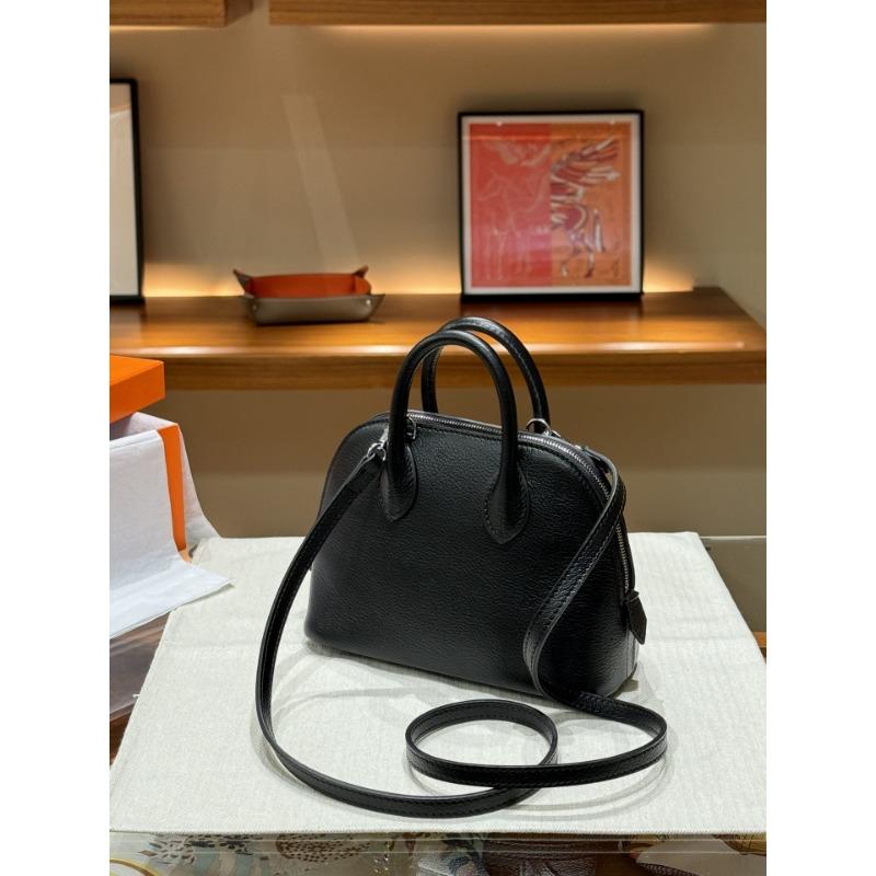 Bowling Messenger Bag aus Rindsleder erster Schicht neue High-End-Umhängetasche Nischenleder Pendler-Tasche Handtasche