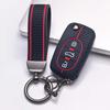 Silicone Car Key Case Cover Fob for A1 A3 A4 A6 A8 Q3 Q7 TT R8 S3 S6 RS3 RS6 C5 C6 B6 B7 3 Button Flip Remote Key Holder