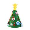 DIY Felt Christmas Tree with Detachable Ornaments Interactive Holiday Activity for Kids to Develop Motor Skills Wall Hanging Decor for Bedroom