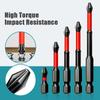 Magnetic Anti-shock Batch Head High Hardness Non-Slip Impact Bits Cross Screwdriver 25/50/65/70/90/150mm Screwdriver Set