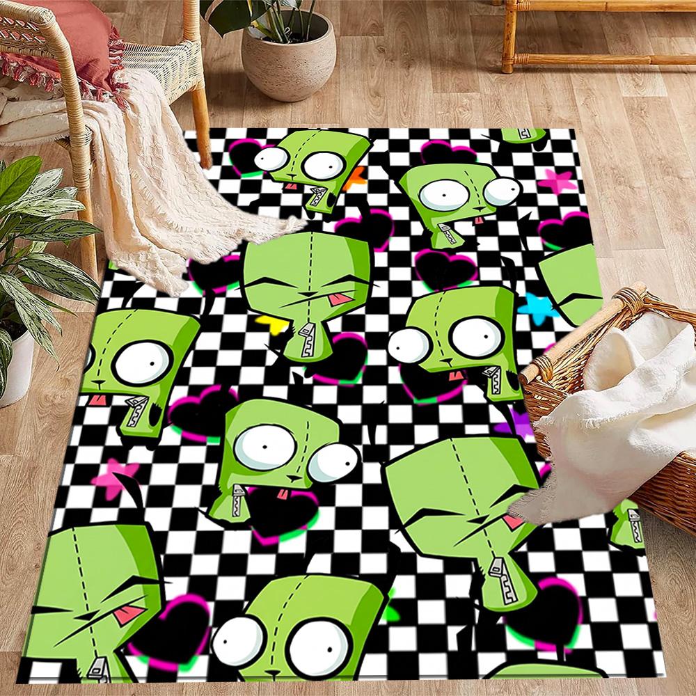 Zombie Invasion Carpet Suitable for Playrooms Balcony Game Room Dormitory Anti-slip Rug Office home decor Best for Christmas
