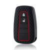 Silicone Car Key Case Cover Shell Fob For Toyota Prius Camry Corolla C-Hr Chr Rav4 Prado Accessories