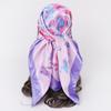 New Rose Silk Scarf 90cm Large Square Scarf Ladies Shawl Fashion Turban
