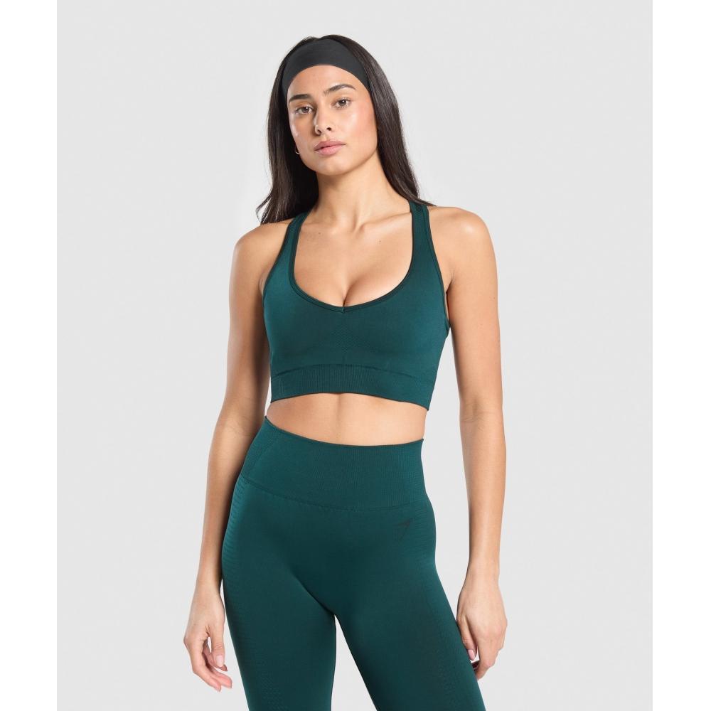 

Gymshark Vital Shine Limited Edition Crop Top Strong Teal B9a5j Tbqq XS