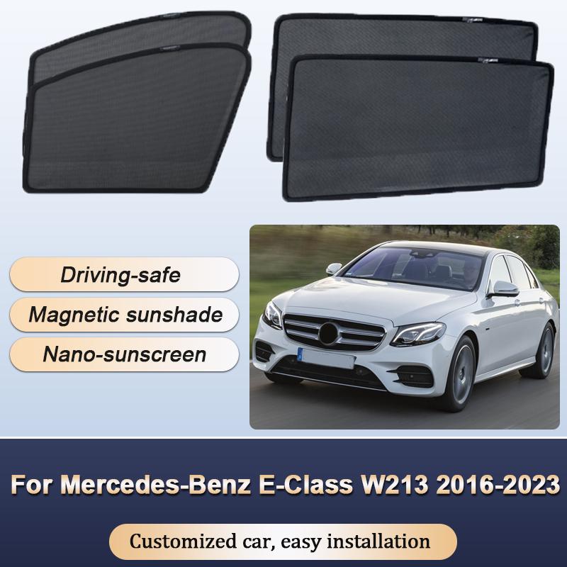 Sun Shades For Mercedes-Benz E-Class W213 2016-2023 Sunshades Magnetic Heat Insulation Curtains Privacy Window Visor Accessories