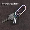 Widely Use High Hardness Pill Holder Sealing Stainless Steel Waterproof Case Keychain for Camping