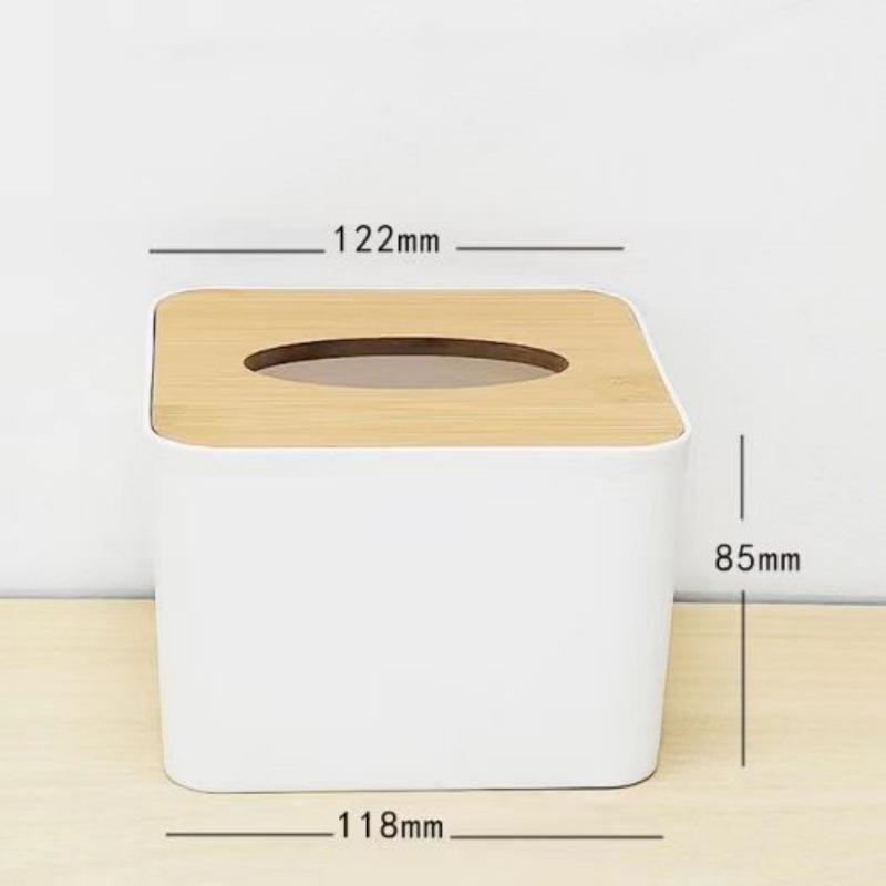 Nordic Wooden Tissue Box: Multifunctional Storage for Living Room & Coffee Table