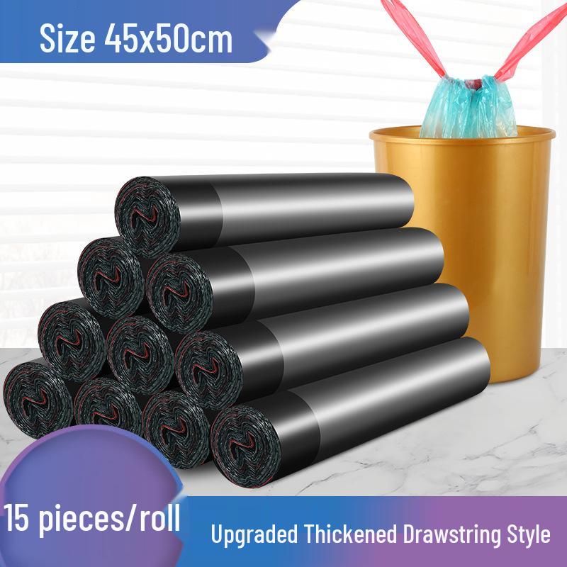 

Мешки для мусора с запахом полыни на завязках - Утолщенные, Отрывные, Автоматическое закрытие, Пластиковые пакеты для дезодорации кухни