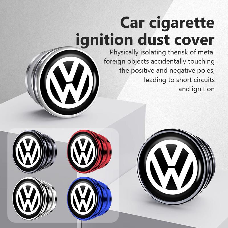 Car Cigarette Lighter Cover DustProof Decoration Cap For Volkswagen VW Polo Jetta Sagitar Magotan Passat B5 B6 B7 CC Tiguan RA1