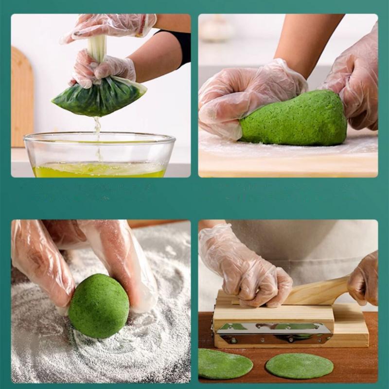 Wooden Press for Dumpling Dough Handmade Tortilla Presser Baking Pastry Mold for Kitchen Cooking and Baking Needs
