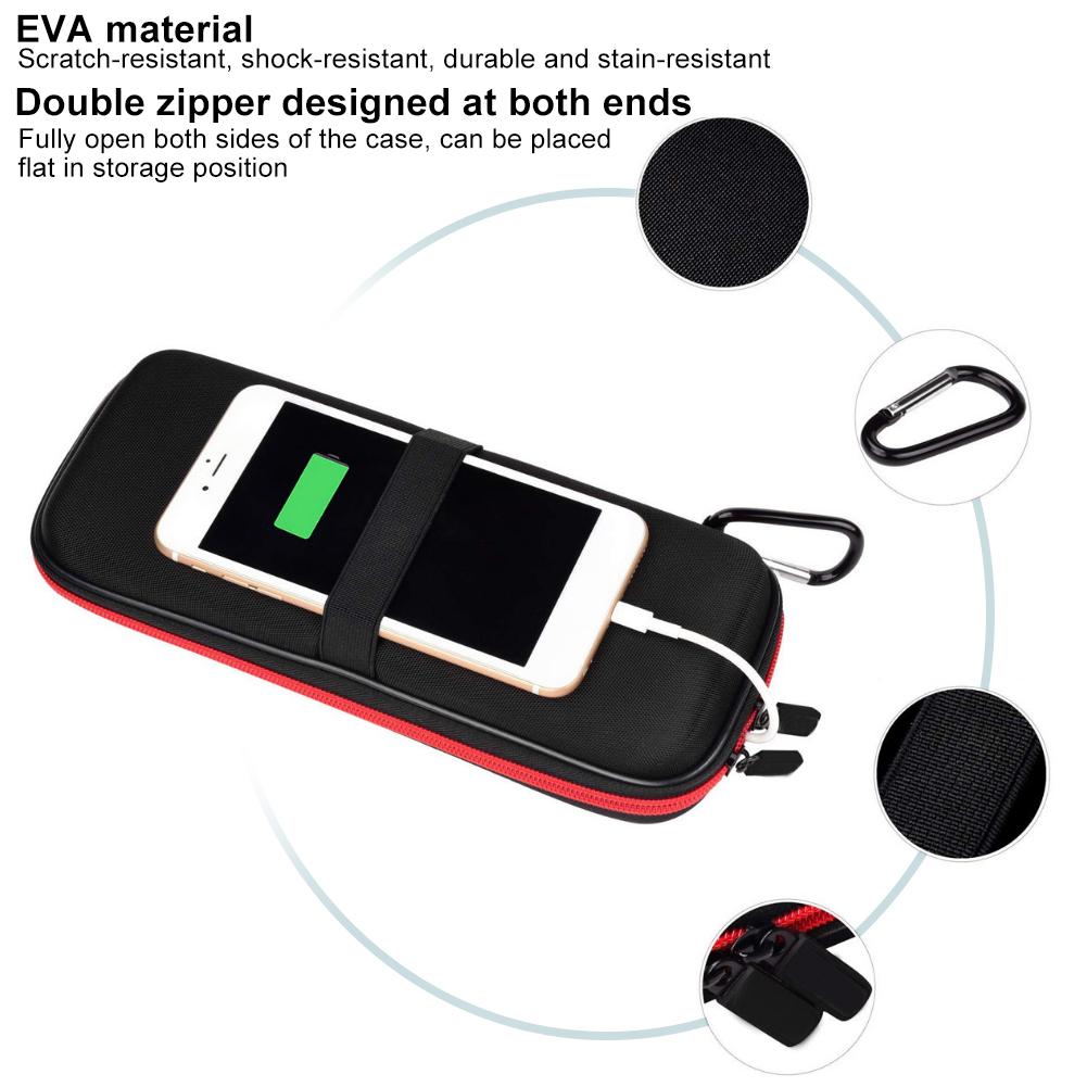 Universal Portable Power Bank Storage Bag EVA Hard Disk Headphone Carrying Case