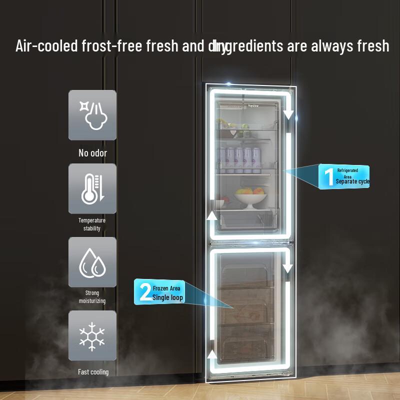 Royalstar Frost-Free Double-Door Refrigerator