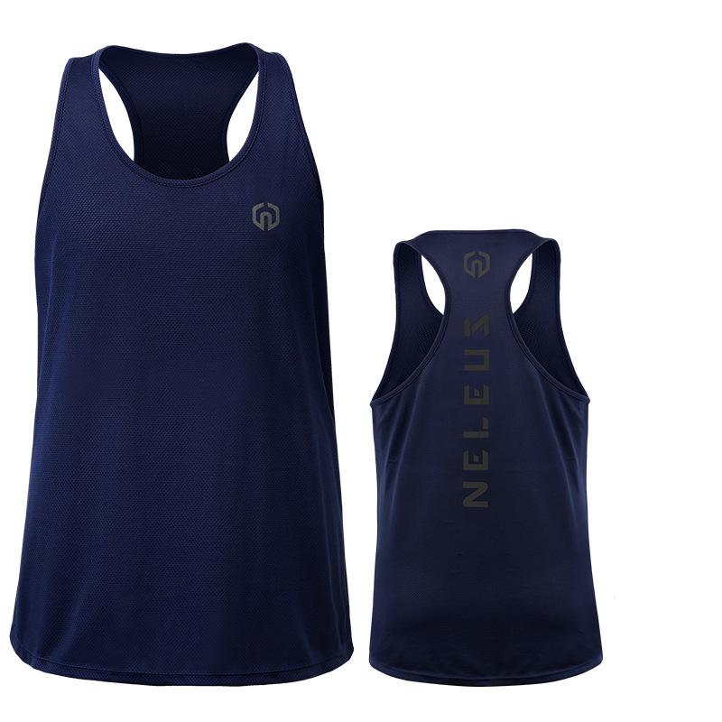 Men's Tank Vest Fitness Sleeveless Shirts Gym Shirt Bodybuilding Mesh Breathable Quick-drying Singlet Workout Running Tops S M L XL XXL 3XL 4XL