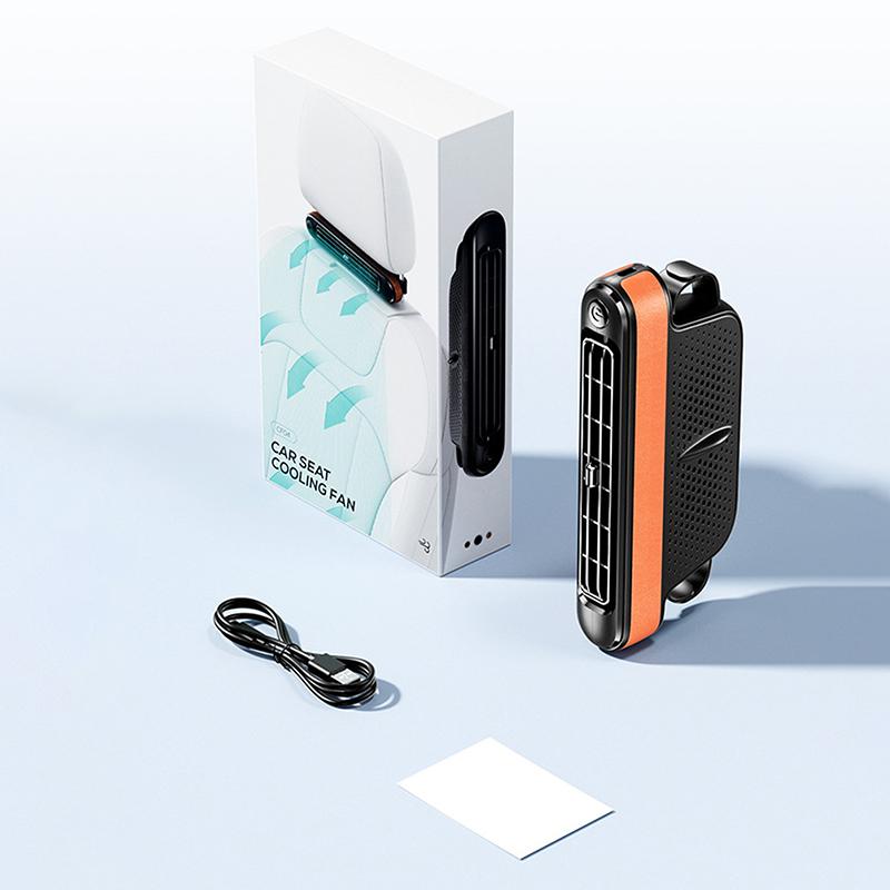 Портативный электрический вентилятор для охлаждения сидений в автомобиле — фото 3