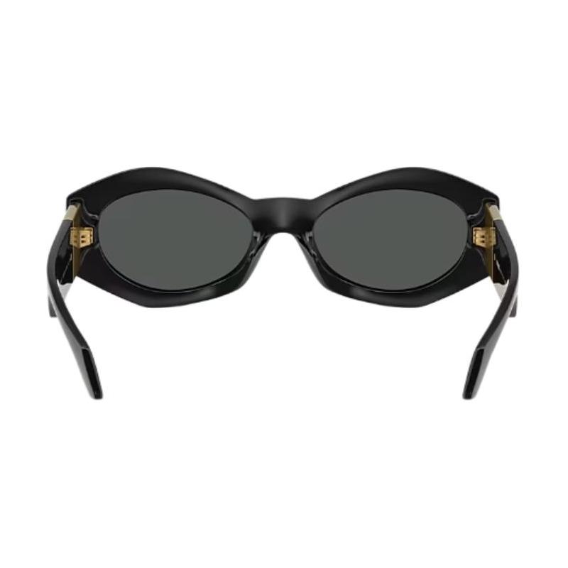Versace Logo Injection Irregular Sunglasses Women's Black 17384505 0VE4466U GB1 87 black-Black 54
