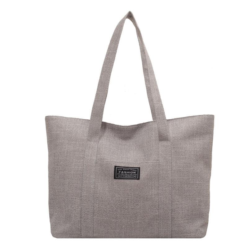 Canvas Tote Bag For Women With Zipper Closure And Internal Pockets For Casual Outings