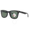Ray Ban Polarized Dark Green Square Unisex Sunglasses Rb4420 601 9a 65