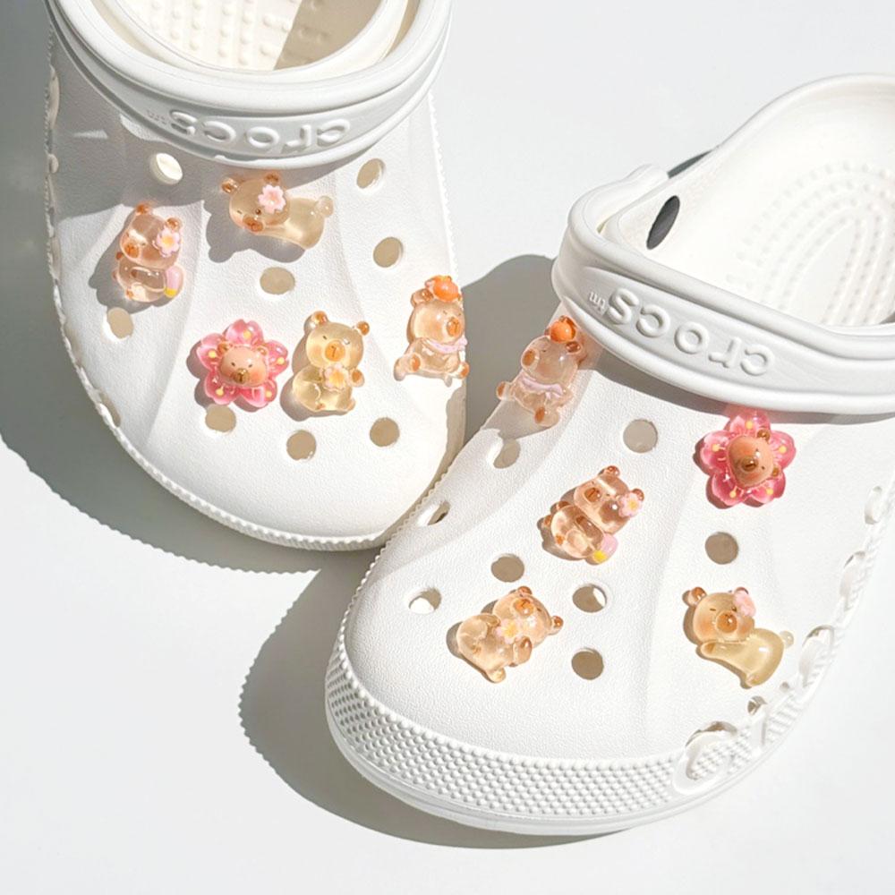 Merciband Spring Capybara Shoe Accessory Parts 10-Piece Set
