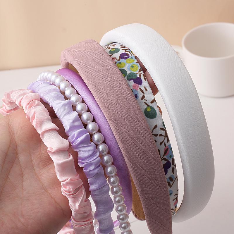 Bentiță de vară franțuzească 2025: Bandă de Păr Elegantă pentru Spălat Fața și Clips de Păr pentru Femei