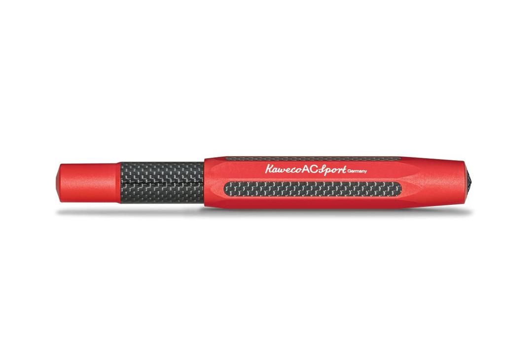 Kaweco AC Sport Red Fountain Medium Officially Imported Pen, Nib, ACFP-RD,