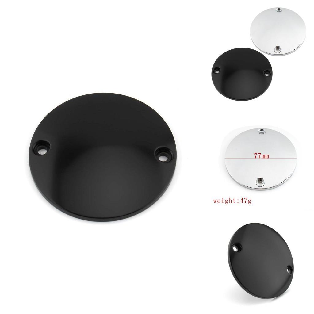 Resilient Engine Clutch Cover For Glide Road King Soft Tail With Elegant Finish In Black Silver