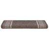 Self Adhesive Stair Mats 15 Pcs. 65 X 21 X 4 Cm Non Slip