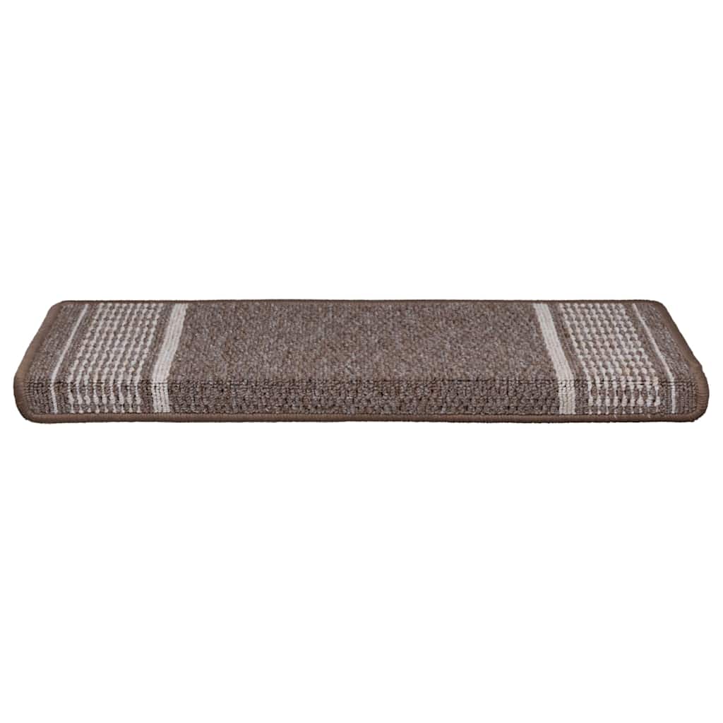 Self Adhesive Stair Mats 15 Pcs. 65 X 21 X 4 Cm Non Slip