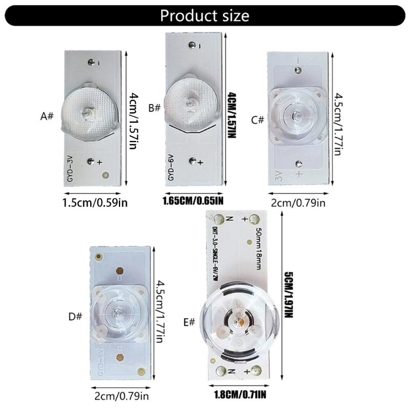3V 6V LG6V Lamp Beads LED Backlight Bead with Opt Lens Fliter for TVs Repair Perfect for 32-65inch Screens