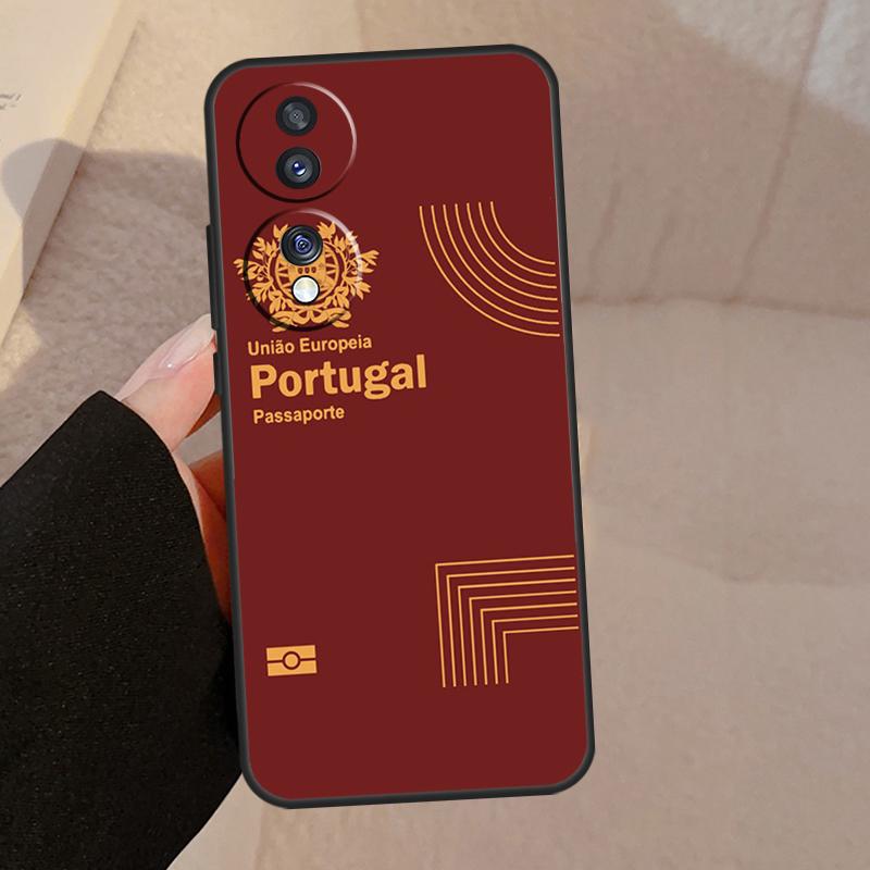 Portugal Flag For Honor Magic V5 5 6 7 Pro Case For Honor 200 400 Lite 50 70 90 X8a X8b X9a X9b X9c Cover
