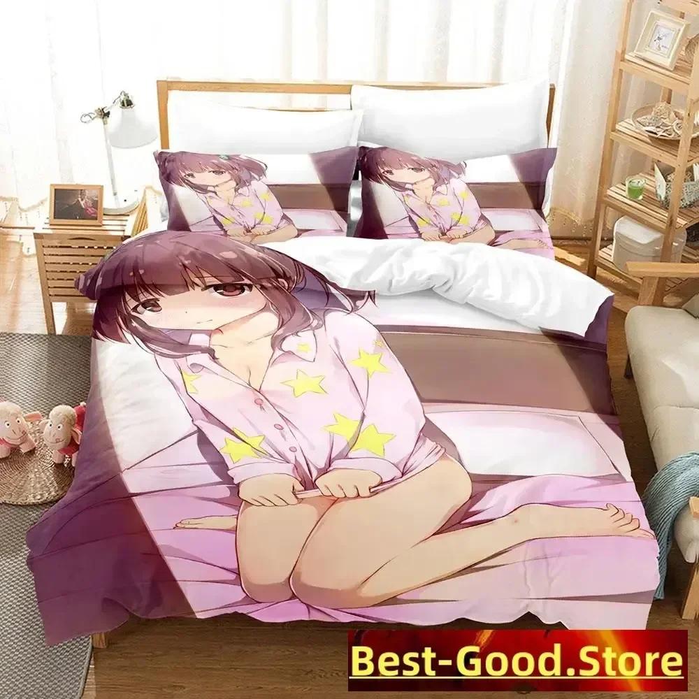 Chieri Ogata Bedding Set Duvet Cover Sheet Printed Bed Set Pillowcase Bed Full Queen King Size Comforter Bedroom