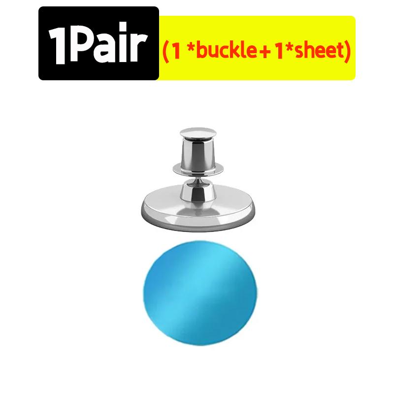 

Curtain Magnetic Button With Patch Detachable Window Screen Close Magnet Buckle Adjustment Curtain Fixed Fastener Clips For Home 17mm