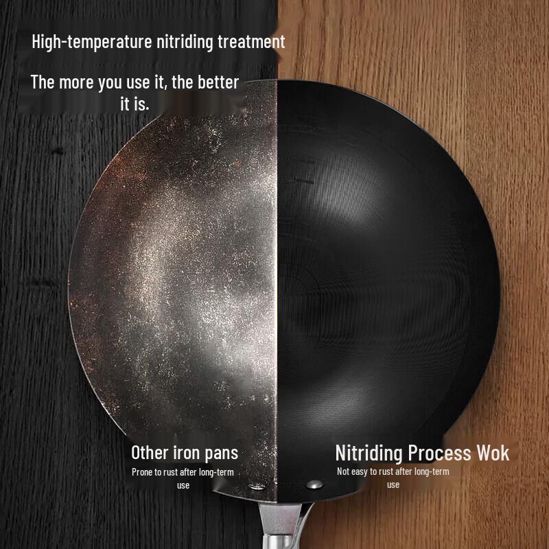 Shenmo Etched Refined Iron Wok