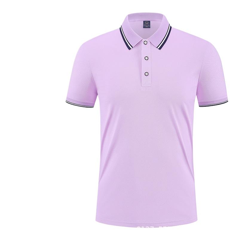 Women Summer Polo Shirt Ice Silk Short Sleeve Workwear T-shirt Ladies Training Casual Teacher's Clothing