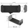 Universal Car Phone Holder Air Vent Holder Double Mount Clips 360 Rotation GPS Holder Stand Cradle for Samsung Iphone Lg Xiaomi