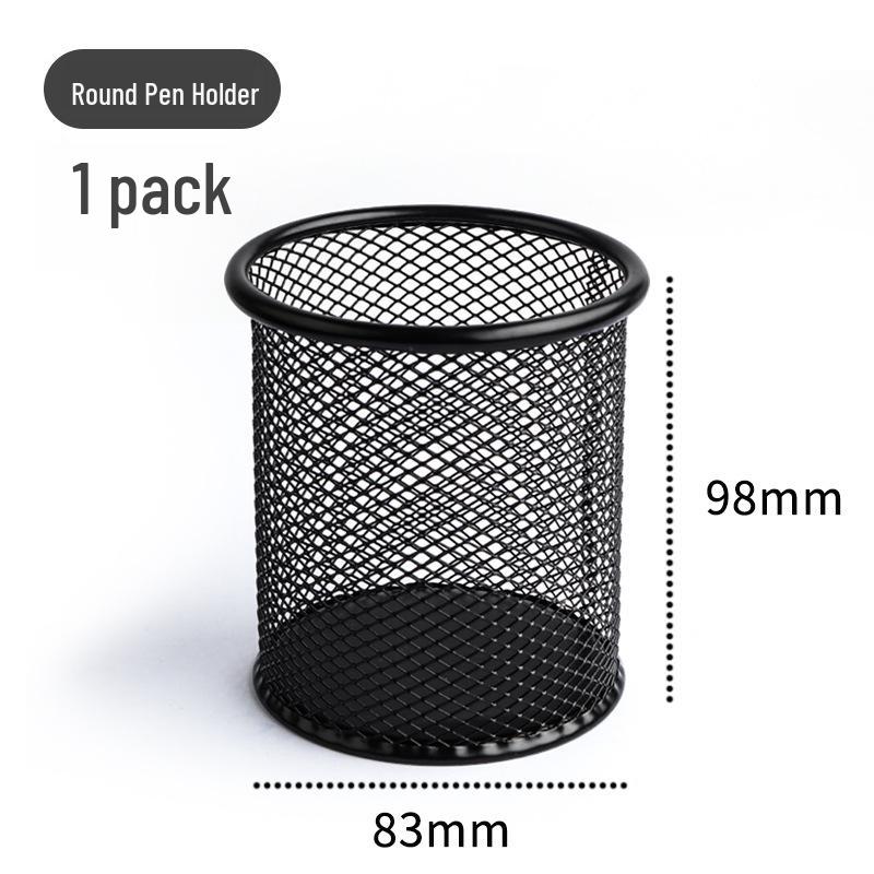 Креативный минималистичный металлический держатель для ручек и настольный органайзер