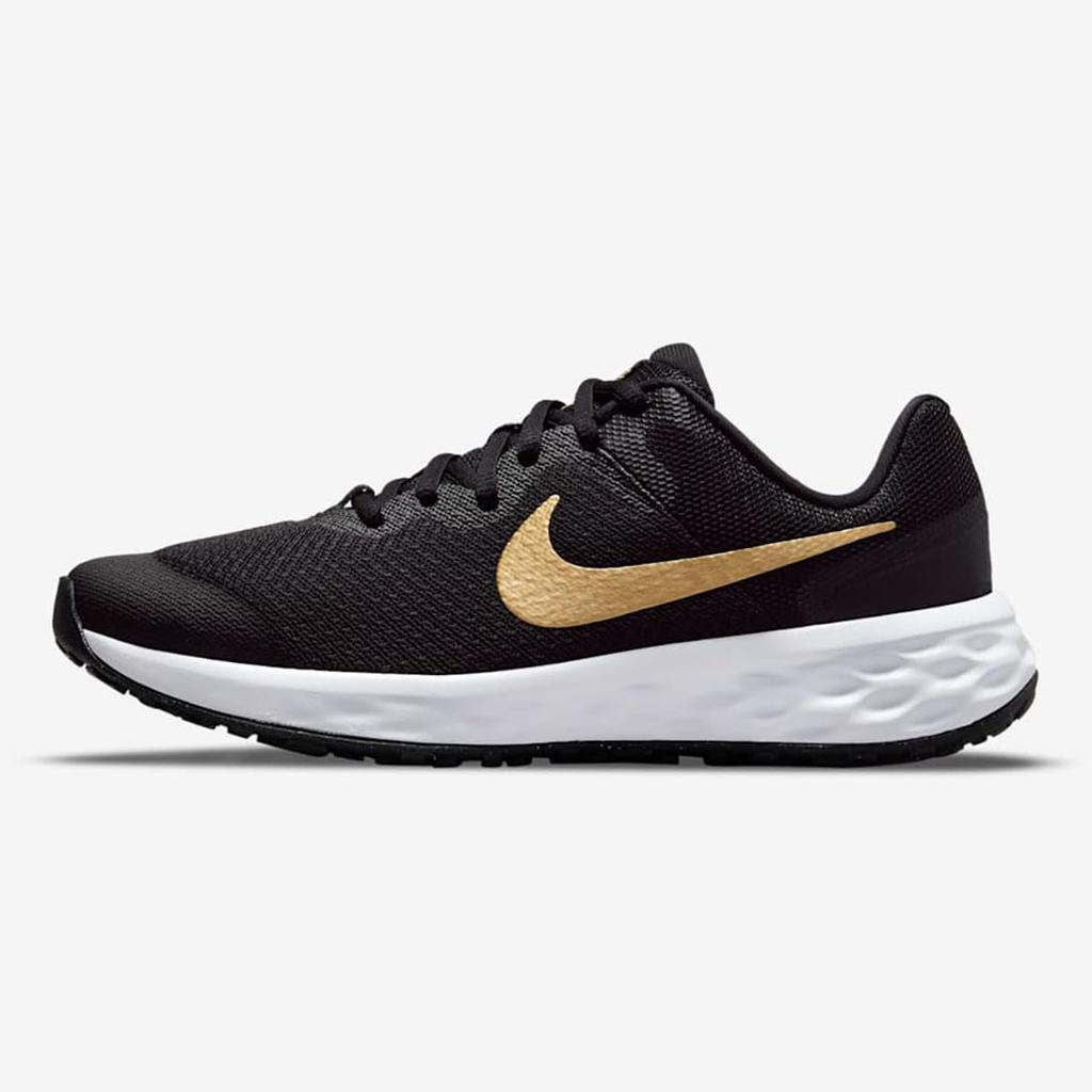 Nike Revolution 6 J Revolution 6 Gold Size Black/White/Metallic DD1096-002 23.0cm