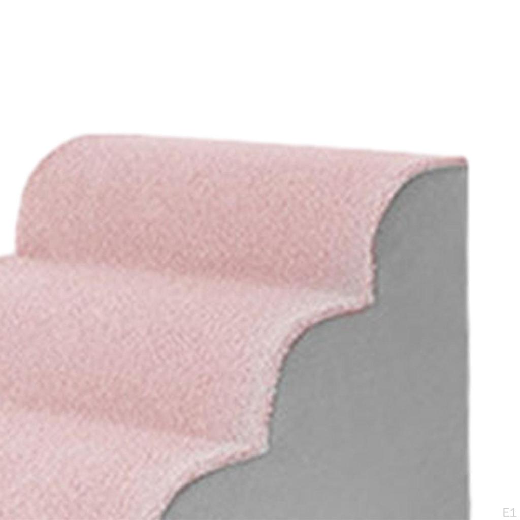 Pohovka pro psa Rampa Pohovka Schodiště 4 kroky Lehká Stabilní Měkká Pohodlné Potřeby pro domácí mazlíčky Tvar s jemným sklonem