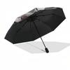 Addams Family Themed Automatic Opening and Closing Umbrella, Compact Travel Umbrella, Lightweight and Portable, Suitable for Beach Commuting