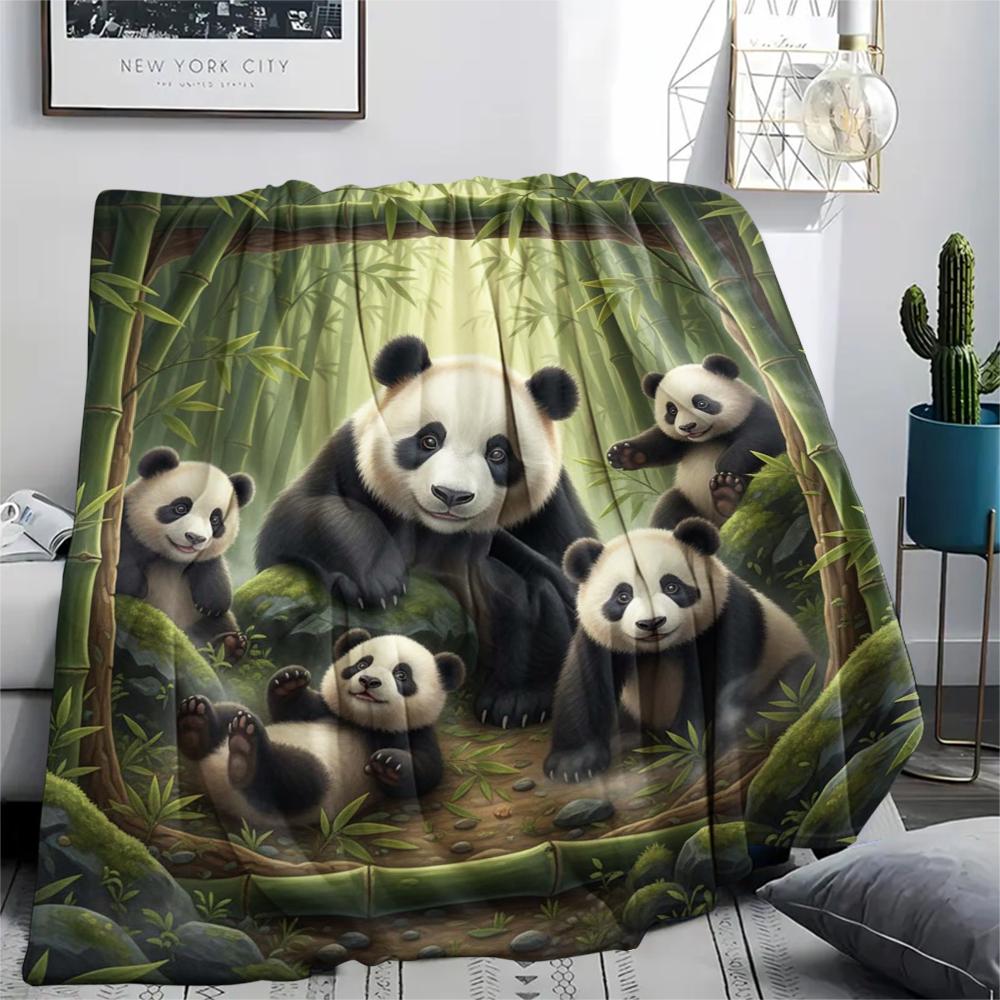 1 Pezzo Coperta in Flanella con Stampa Cartone Animato, Alta Qualità Confortevole per Tutte le Stagioni, Decorazione per la Casa, Calore e Comfort, Perfetta per Regalo di Natale Compleanno