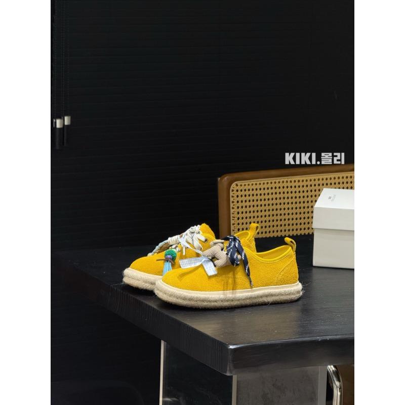 Niche platform shoes women's trendy summer new design double laces accessories to increase the height of casual shoes women