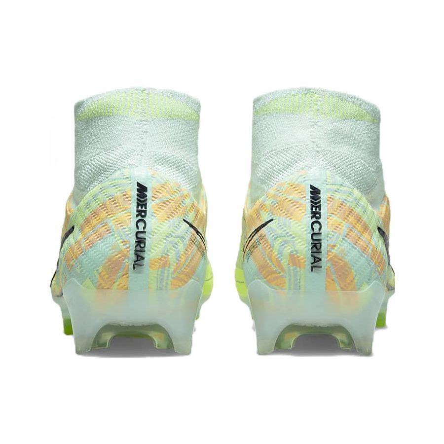 Nike Mercurial Superfly 9 FG Firm Ground Cushioning Slip Resistant Abrasion Resistant Soccer Shoes Men's Green Yellow DJ4977-343