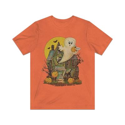 Gruseliges Geisterhaus 1978 Vintage Herren T-Shirt