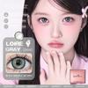 Eyeshare 1pair LOIRE Brown Color Contact Lenses Grey Colored Contact Lens Softlens Valid for 6 Months